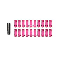 Wheel Mate Muteki SR48 Open End Lug Nuts-Pink 12x1.25 48mm