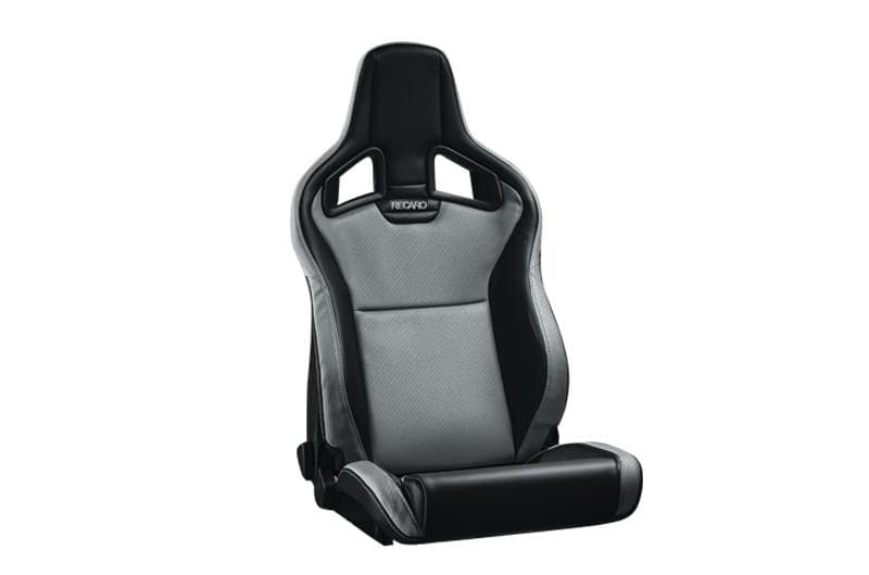 Recaro Cross Sportster ORV Passenger Seat | Black Vinyl/Grey Vinyl (414.2OR.3206)