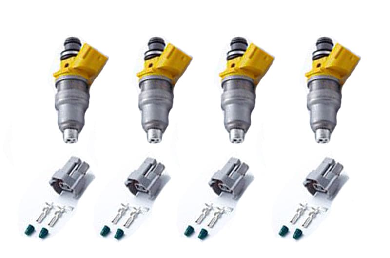 HKS 2000-2004 Toyota 1JZ-GTE 650CC Top Feed High Impedance Fuel Injectors (hks14002-AK003)