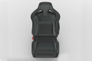 RECARO Black Leather Cross Sportster CS w/Heat Driver Seat