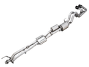 AWE 16-22 Tacoma Dual Diamond Black Tips Catback Exhaust w/ BashGuard