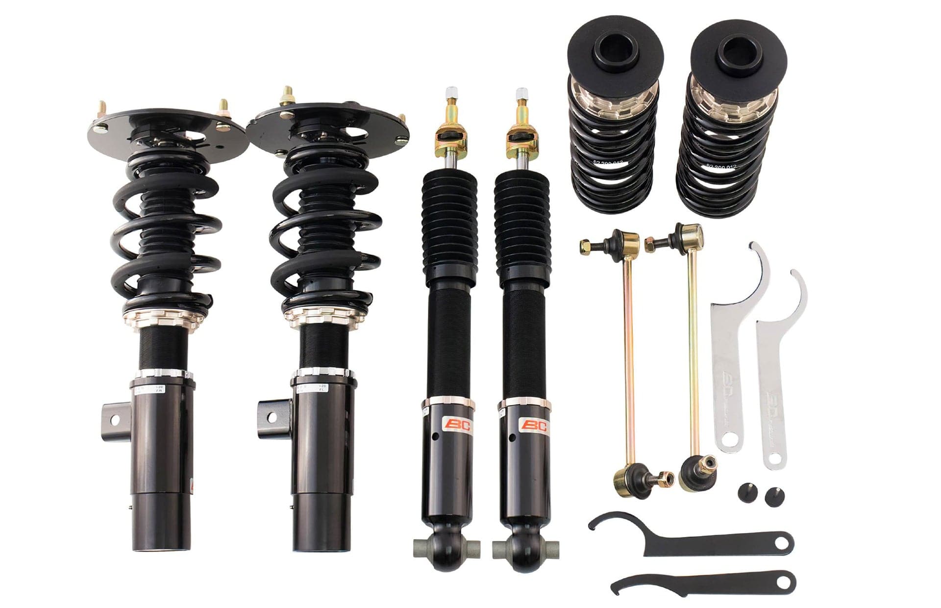 BC Racing BR Coilovers for 12- BMW 3 Series F30 3-Bolt Top Mounts (I-29-BR)