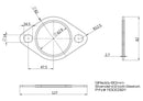 GReddy 60mm Oval Exhaust Gasket