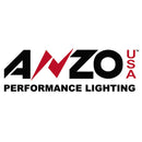 ANZO 2003-2005 Nissan 350Z Crystal Headlights Black (121108)