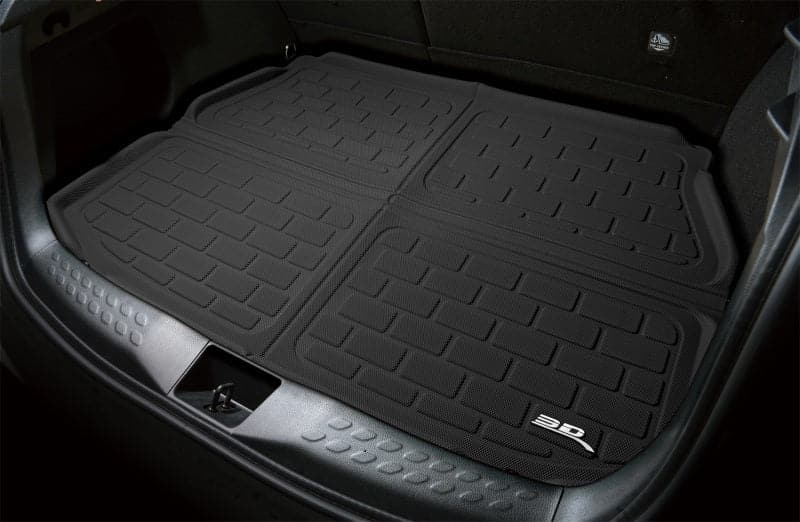 3D Maxpider 2022 Tesla Model X Behind 2nd Row Cross Fold Kagu Black Cargo Liner (M1TL0431309)