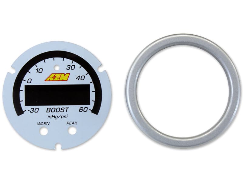 AEM X-Series Boost Pressure -30inHg 60psi Gauge Accessory Kit (30-0308-ACC)