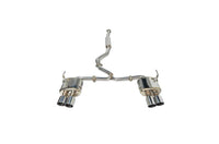 4-inch Quad Cat-Back Exhaust Stainless Single Resonated