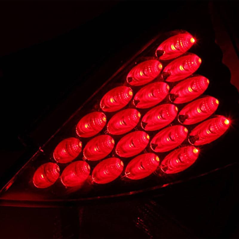 ANZO 2003-2005 Nissan 350Z LED Taillights Red (321083)