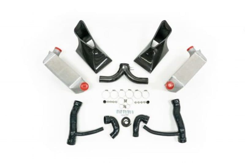 AMS Performance Porsche 997.2TT Alpha Intercooler System (For Stock Framed Turbos) (ALP.09.09.0002-2)