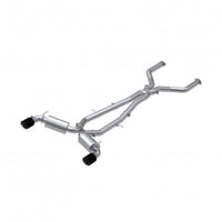 MBRP 17-19 Infinity Q60 3.0L RWD/AWD Cat Back Dual Rear w/ Carbon Fiber Tips