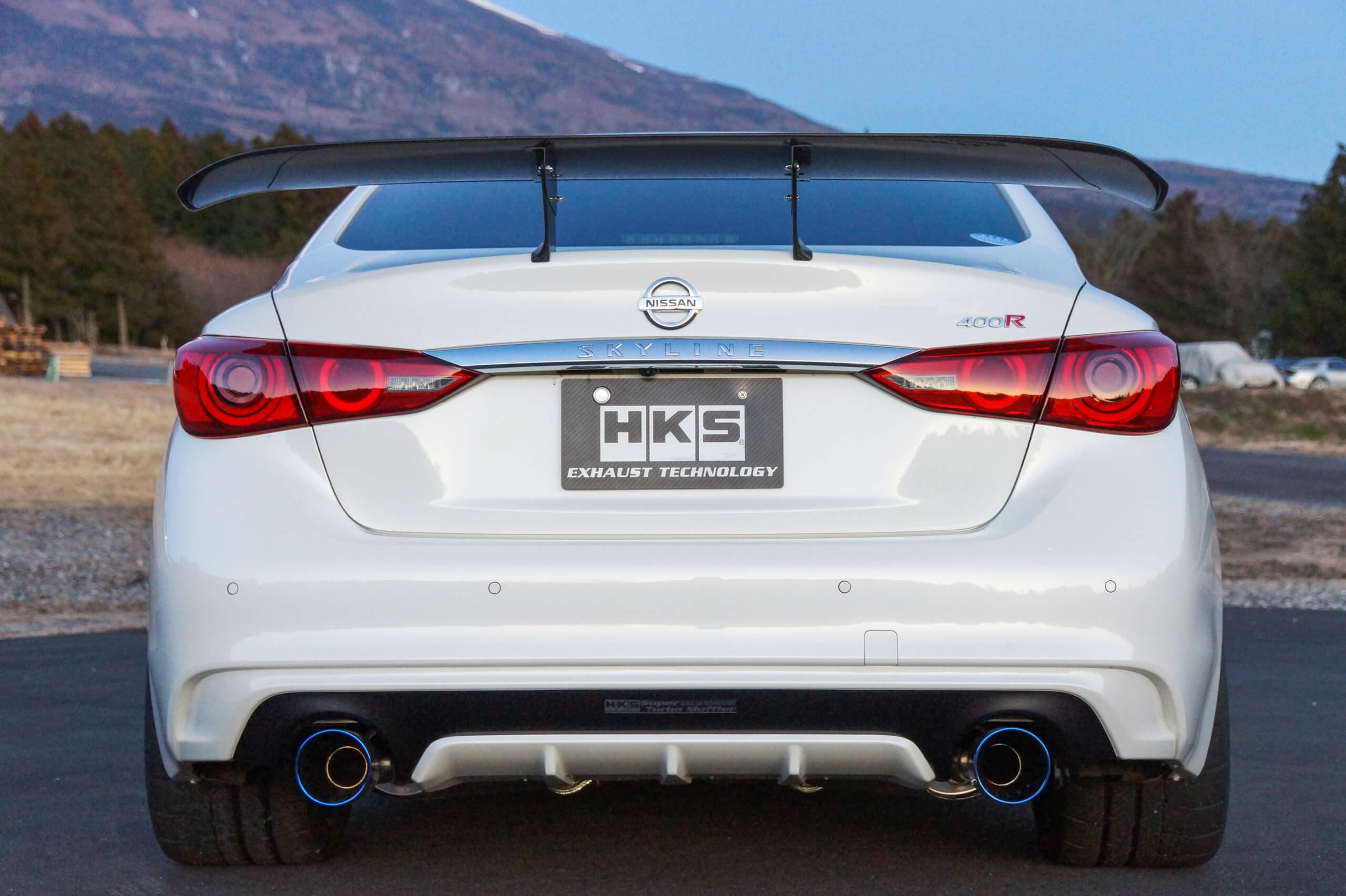 HKS 14-16 INFINITI Q50 SUPER TURBO MUFFLER RV37 400R