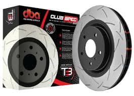 DBA 2017+ Honda Civic Type R FK8 Front Slotted 4000 Series Rotor