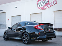 aFe Takeda 2.5in 304SS Cat-Back Exhaust System w/ Black Tips for 17-20 Honda Civic Si Sedan I4 1.5L