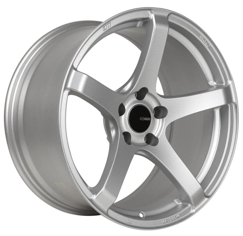 Enkei Kojin 18x8 40mm Offset 5x114.3 Bolt Pattern 72.6mm Bore Dia Matte Silver Wheel (476-880-6540SP)