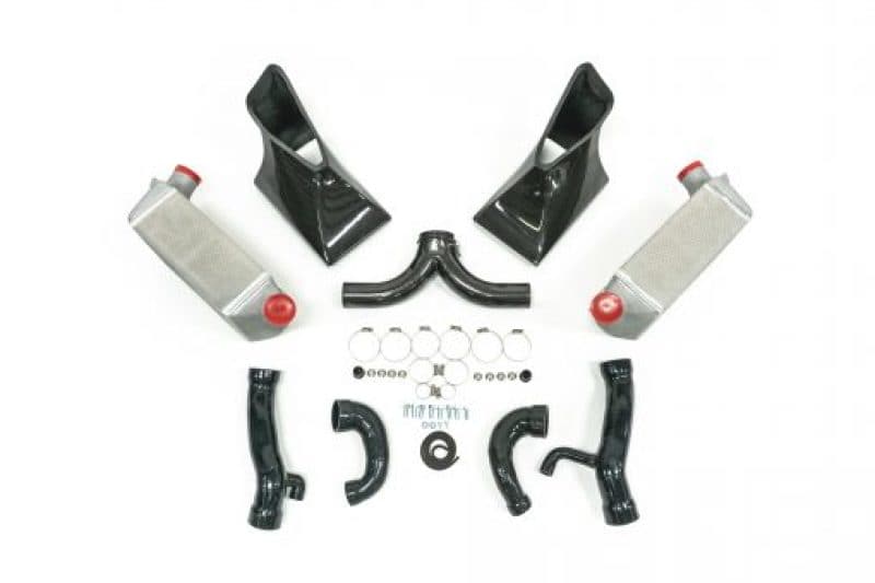 AMS Performance Porsche 997.1TT Alpha Intercooler System (For Stock Framed Turbos) (ALP.09.09.0001-2)