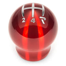 Raceseng Contour Shift Knob (Gate 4 Engraving) M12x1.25mm Adapter - Red Translucent