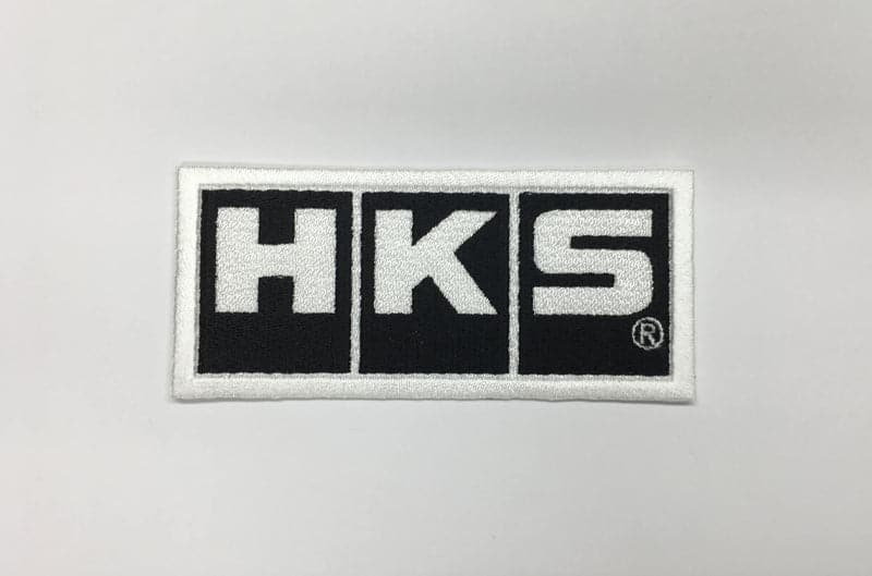 HKS PATCH HKS W105 BLACK & WHITE