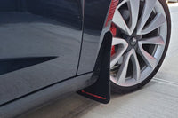 Rally Armor 17+ Tesla Model 3 UR Black Mud Flap w/ Blue Logo