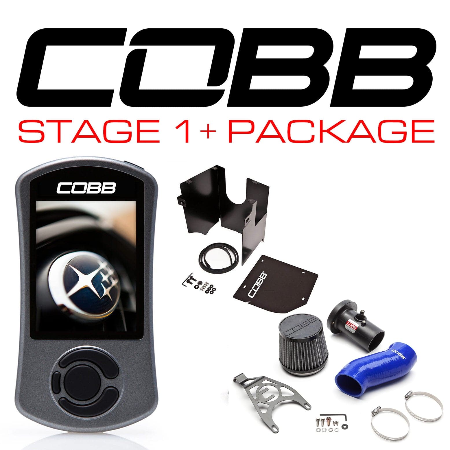 COBB Subaru 05-06 LGT / OBXT Stage 1+ Power Package w/V3 (cobb624X01P-BL)