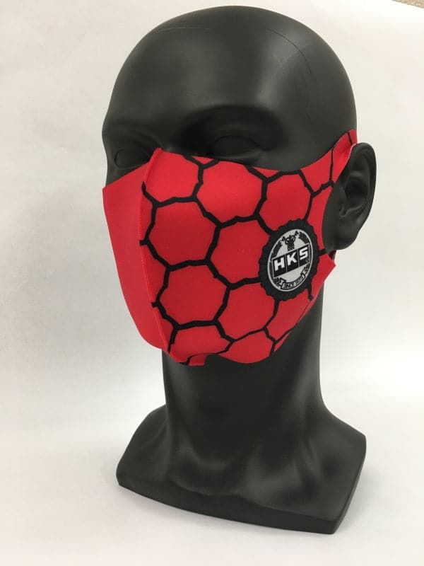 HKS Graphic Mask SPF Red - Extra Large (51007-AK321)