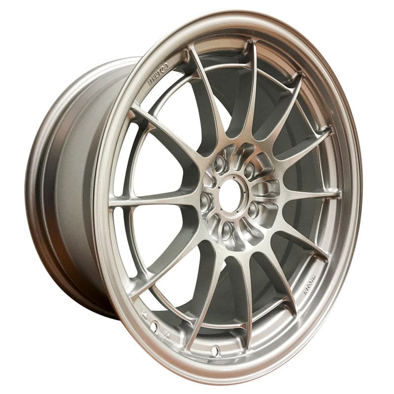 Enkei NT03+M 18x9.5 5x108 +40mm Offset 72.6mm Bore F1 Silver Wheel