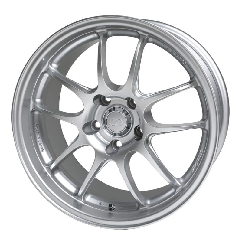 Enkei PF01 18x8.5 5x100 48mm offset 75mm Bore Dia Silver Wheel