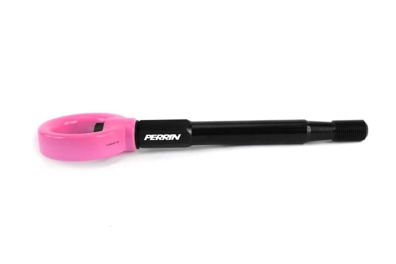 Perrin 2022 Subaru WRX / 18-21 Crosstrek / 14-21 Forester Tow Hook Kit (Front) - Hyper Pink (PSP-BDY-237HP)