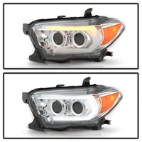 Spyder 16-18 Toyota Tacoma TRD Model Signature  Projector Headlights-Chrome (PRO-YD-TT16V1-SEQ-C)