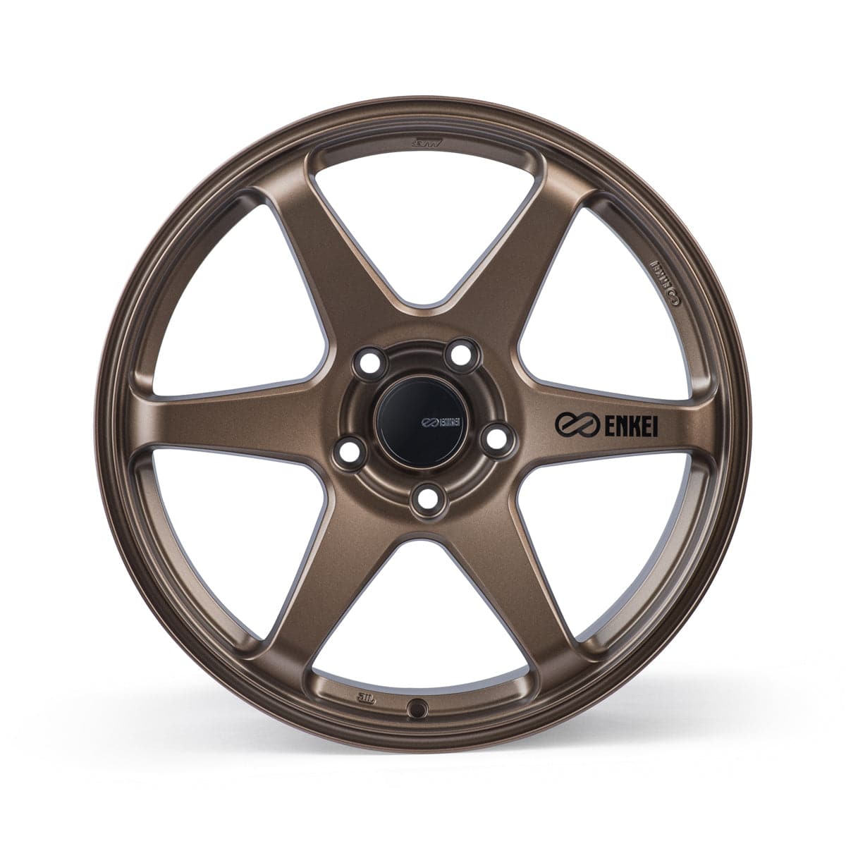 Enkei T6R 18x9.5 38mm Offset 5x114.3 Bolt Pattern 72.6 Bore Copper Wheel (539-895-6538ZP)