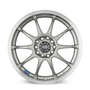 Enkei J10 17x7 4x100/114.3 42mm Offset 72.62mm Bore Dia Silver w/ Machined Lip Wheel