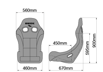 Bride Zieg IV FRP Bucket Seat in Gradation *FIA Approved*