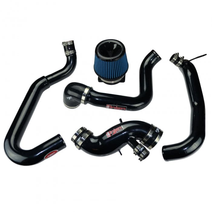 Injen 03-07 Mitsubishi Evo 8/9/MR Cast Aluminum Intake System w/ Full Intercooler Piping Black Short Ram Intake (SP1898BLK)