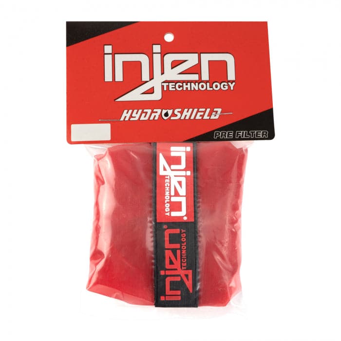 Injen Red Water Repellant Pre-Filter fits X-1021 6in Base / 6-7/8in Tall / 5-1/2in Top (1037RED)