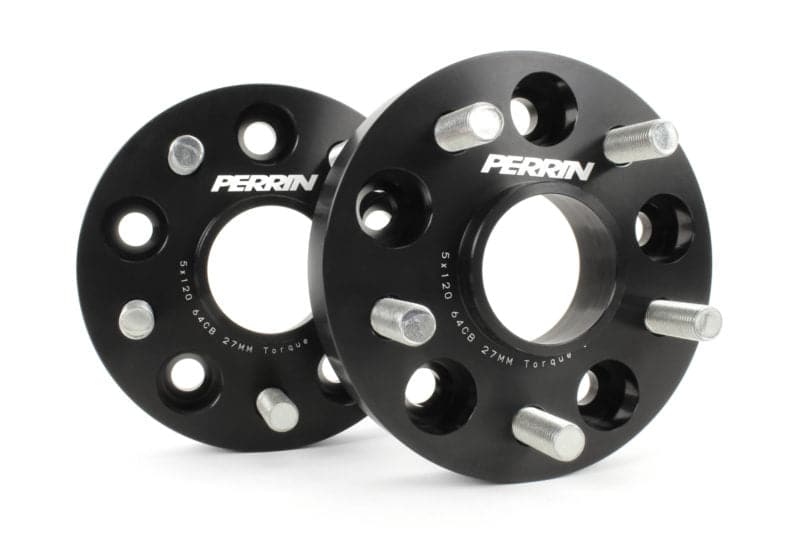 Perrin 17-21 Honda Civic Type-R 64.1mm Hub 5x114.3 27mm Wheel Spacers (One Pair) (perPHP-WHL-027BK)