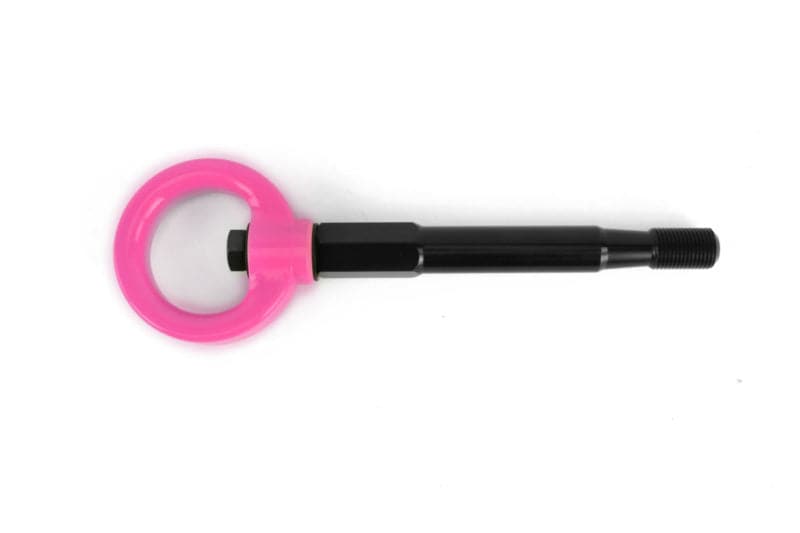 Perrin 2022 Subaru WRX / 18-21 Crosstrek Tow Hook Kit (Rear) - Hyper Pink (PSP-BDY-257HP)