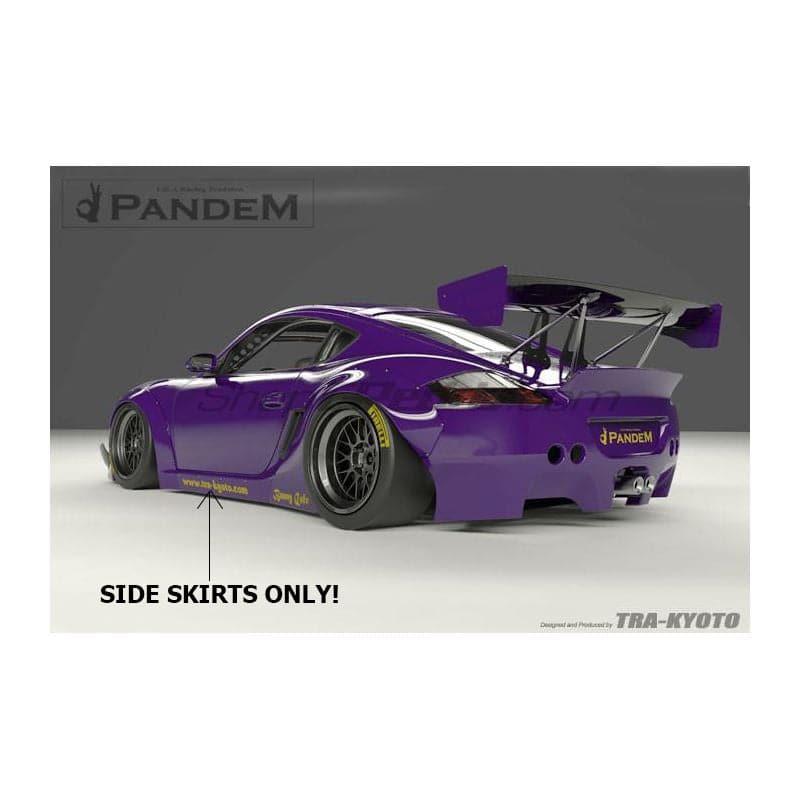 Pandem 09-12 Porsche Cayman Rocket Bunny Side Skirts Only