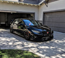 Volk Racing TE37 SL Flat Black | 18x9.5 +38 5x120 (2017+ Civic Type R)