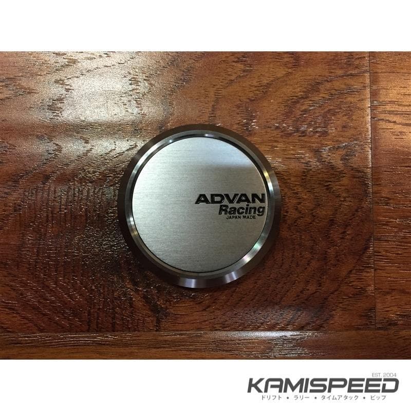 Advan Racing Center Cap - 63 Flat Hyper Black