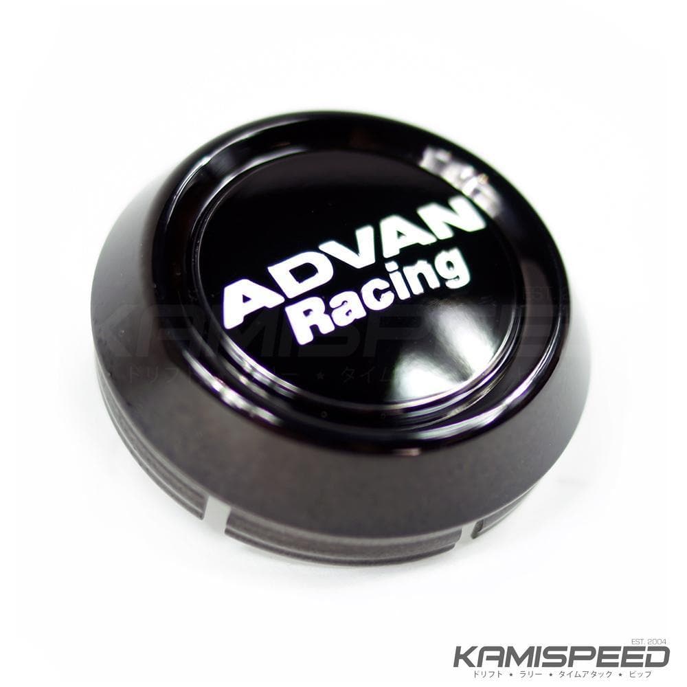 Advan Racing Center Cap Low - 73mm Black