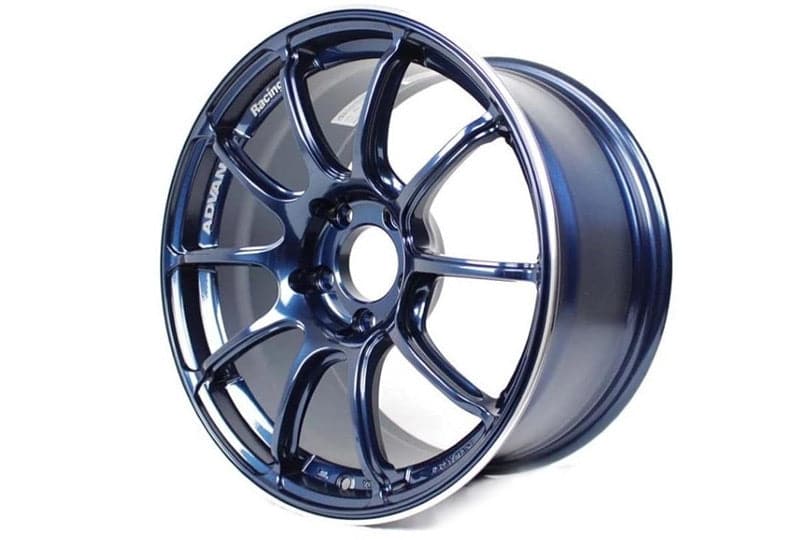 Advan RZII 18x9.0 +52 5-100 Racing Indigo Blue Wheel