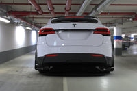 Rally Armor 2022 Tesla Model X Black UR Mud Flap w/ White Logo