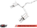 AWE Tuning Touring Edition Cat-Back Exhaust w. 102mm Chrome Silver Tips for 2015+ STi and 11-14 WRX/ STi Sedan