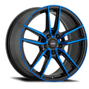 Konig Myth 18x8 5x108 ET43 Gloss Black w/ Blue Tinted Clearcoat