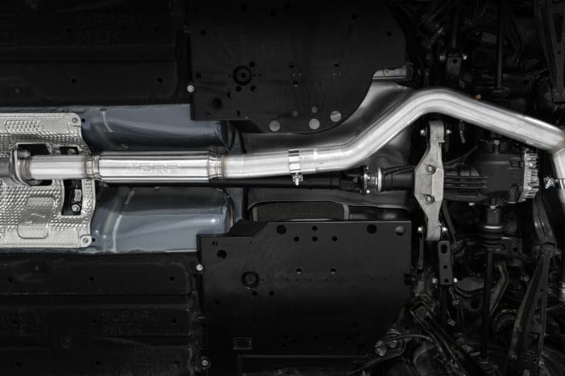 MBRP 2022+ Subaru WRX 3in Cat-Back Dual Split Rear Quad Tips Race Profile Exhaust (S4808304)