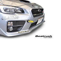 Beatrush Front Yellow Tow Hook for 2015+ Subaru WRX & WRX STI