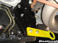 Beatrush Rear Tow Hook Evolution X 08-15 - Yellow