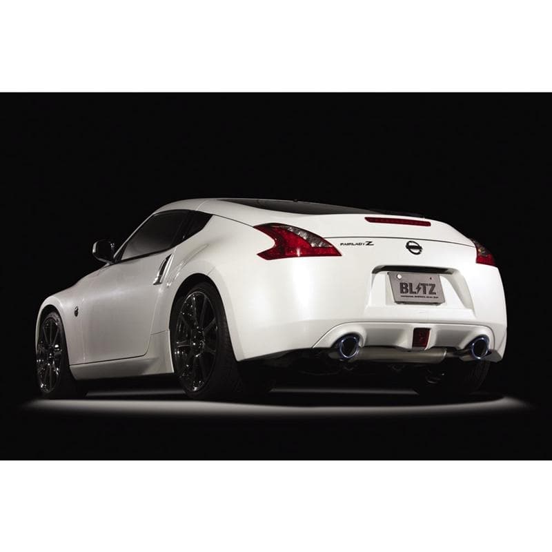 Blitz NUR-CTi Dual Cat-Back Exhaust - 2009+ Nissan 370Z