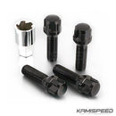 Bull Lock Tuskey Black Locking Lug Bolts 14x1.25