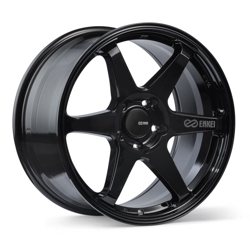 Enkei T6R 18x9.5 38mm Offset 5x114.3 Bolt Pattern 72.6 Bore Matte Black Wheel (539-895-6538BK)