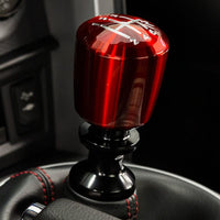 Raceseng Ashiko Shift Knob (Gate 3 Engraving) M12x1.25mm Adapter - Red Translucent